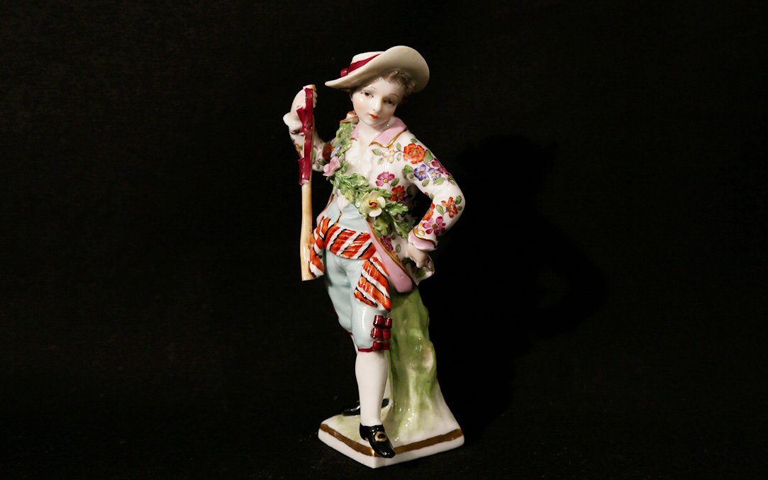 Personnage, porcelaine Meissen