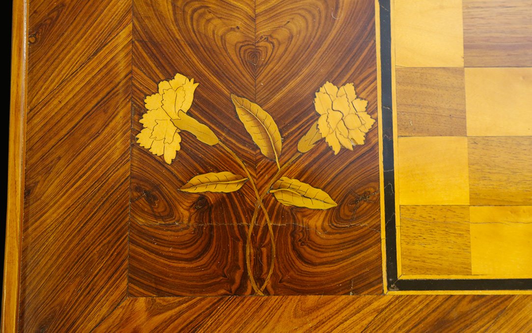 tabla à jeux, marqueterie, Louis XV-photo-5