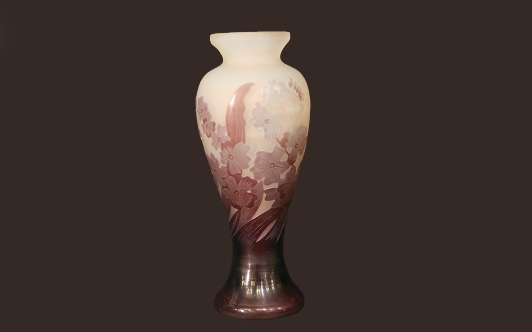 Vase Signé Gallé, circa 1920-1936
