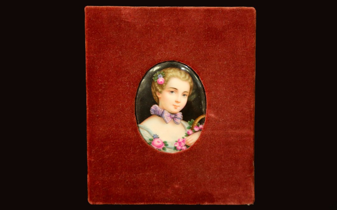 Miniature, peinture sur porcelaine -photo-3