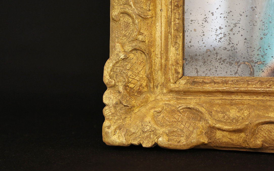 Mirro Gilded, 17th Century-photo-3