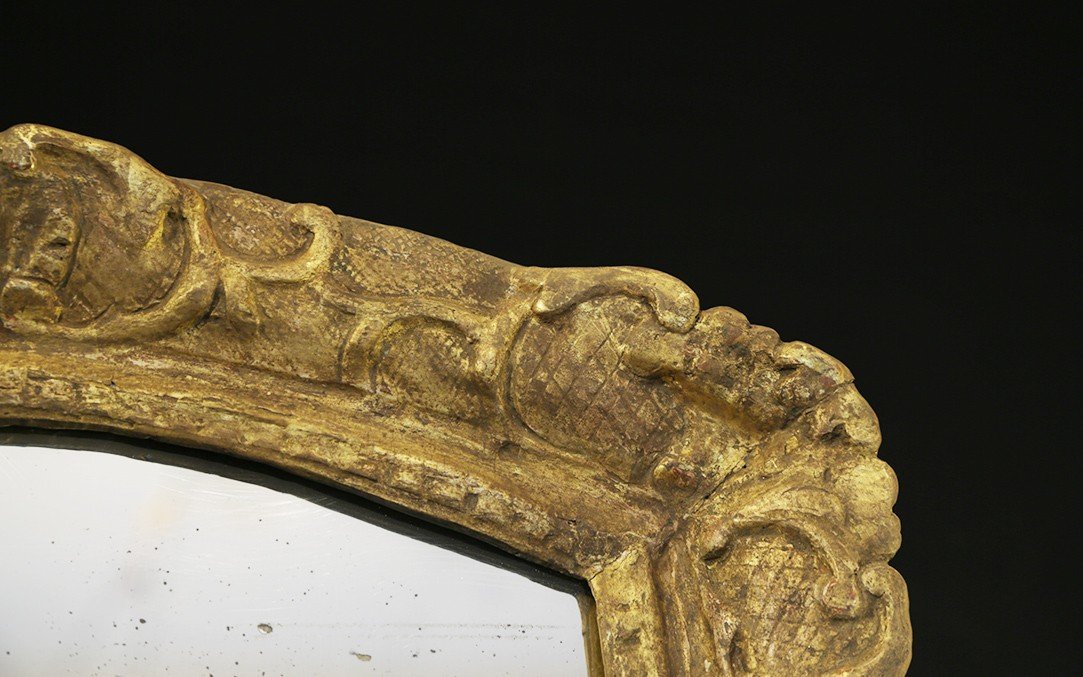 Mirro Gilded, 17th Century-photo-2