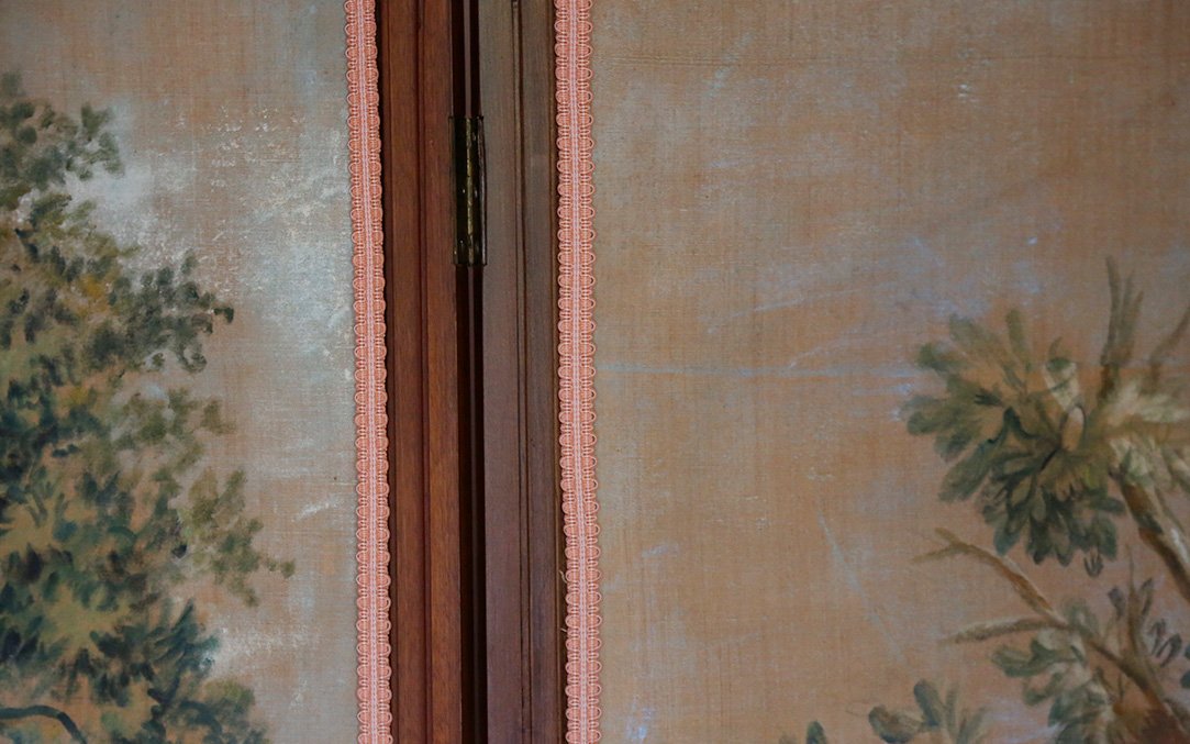 Painted Folding Screen, 19th Century -photo-5