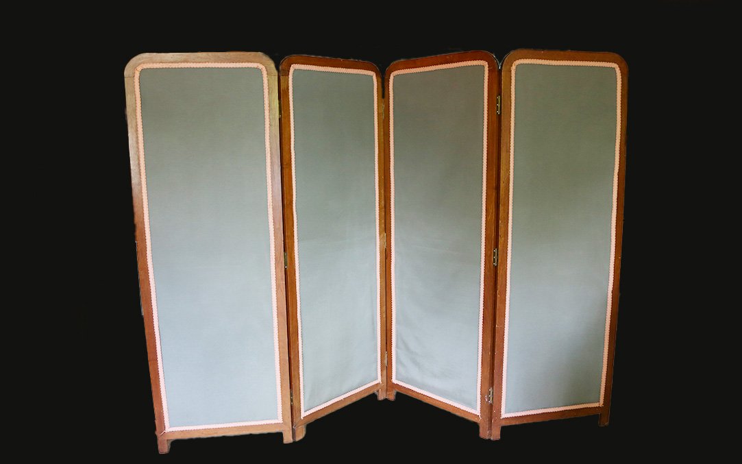 Painted Folding Screen, 19th Century -photo-6