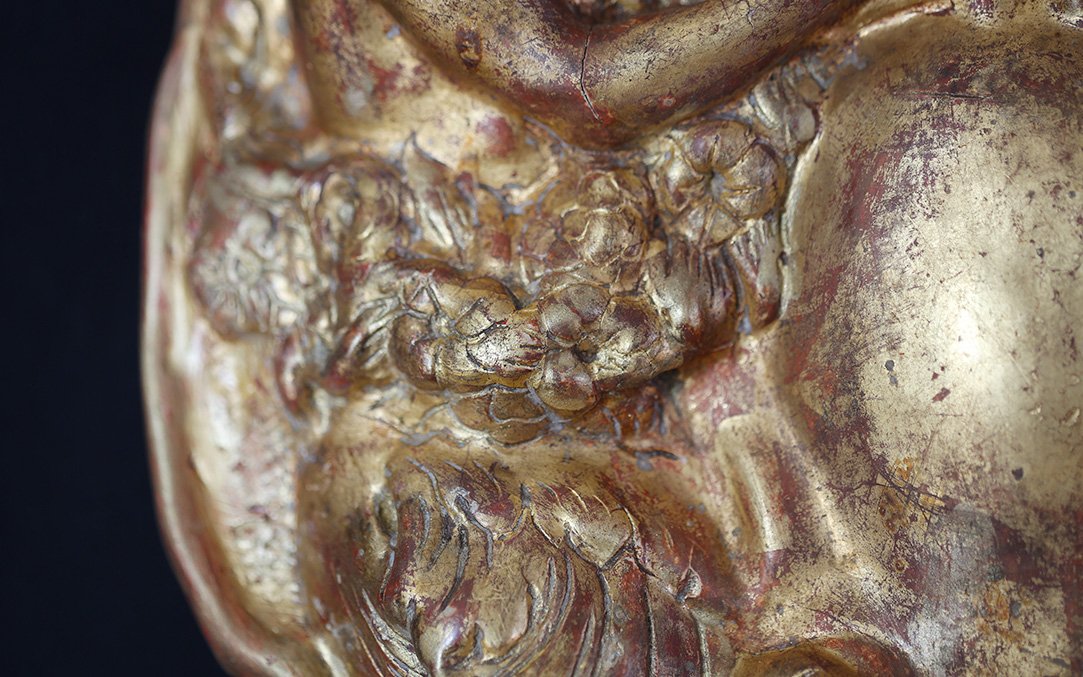 Transom Window, Gold Leaf, 18th Century-photo-3