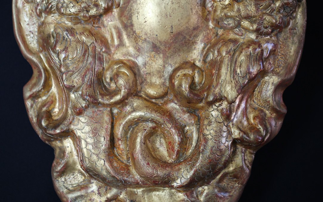 Transom Window, Gold Leaf, 18th Century-photo-2