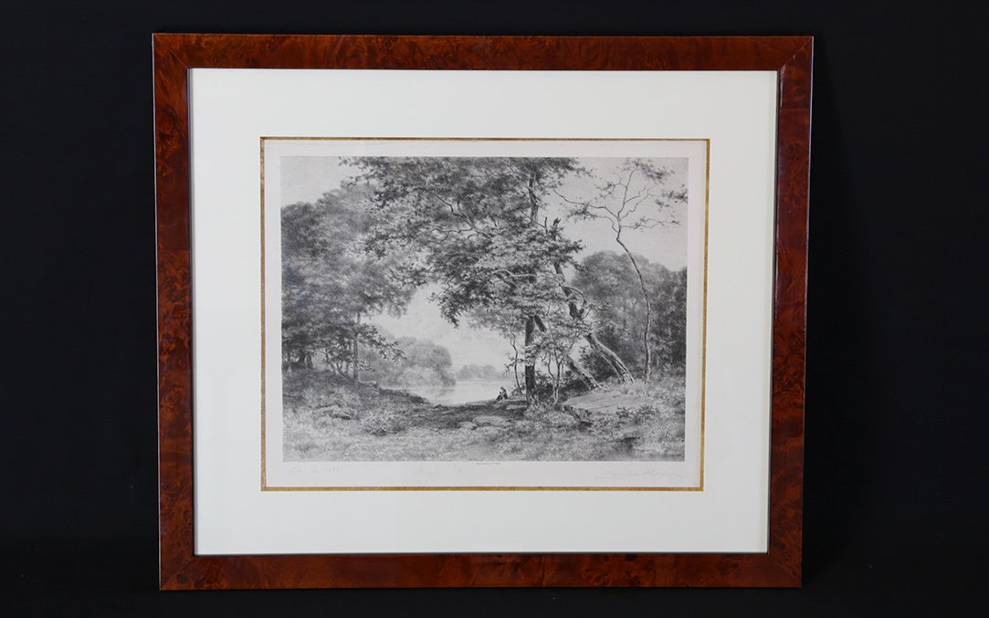 Tancrède Abraham (1836–1895)  Landscape Of Anjou-photo-2
