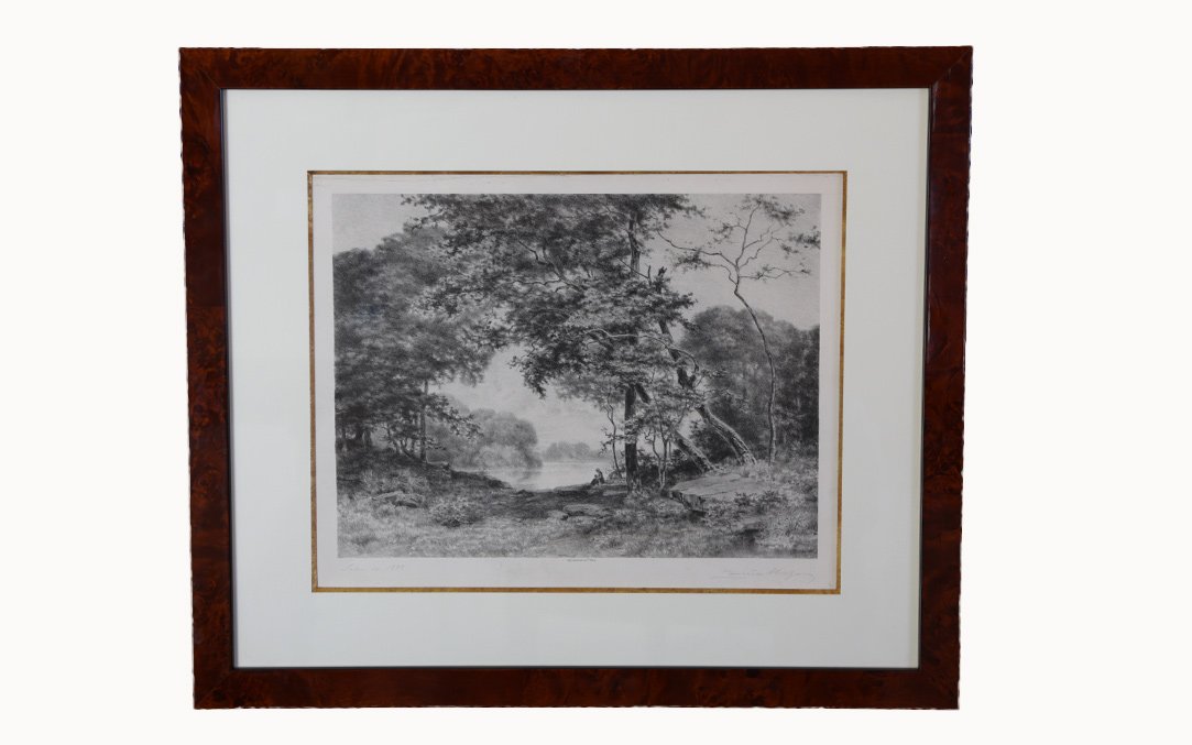 Tancrède Abraham (1836–1895)  Landscape Of Anjou-photo-3