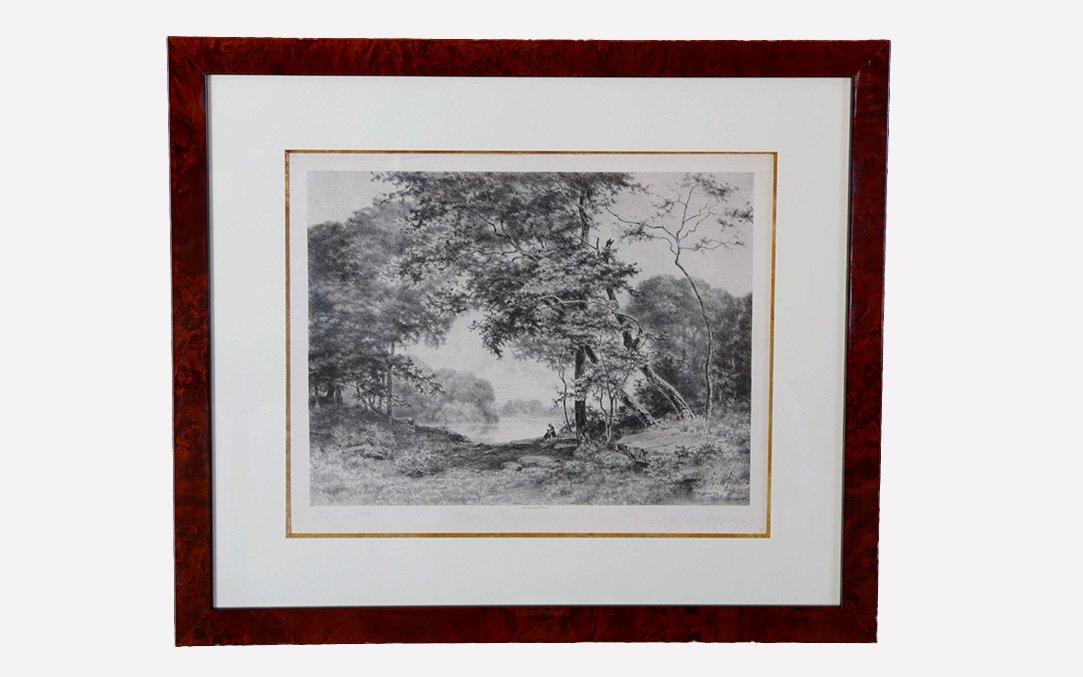 Tancrède Abraham (1836–1895)  Landscape Of Anjou