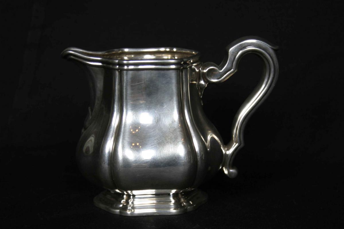 Coffee And Tea Service In Sterling Silver, Hallmark Minerva-photo-1