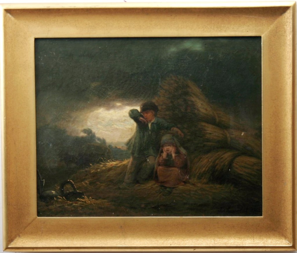 Oil On Canvas, Jules-marc Chamerlat (1828-1868)
