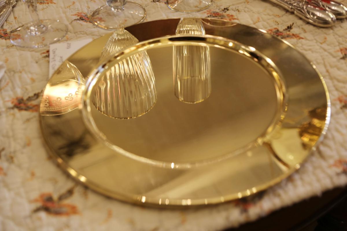 12 Plates, Under Plates Gold, Mint Condition, Callard-bayard-photo-2