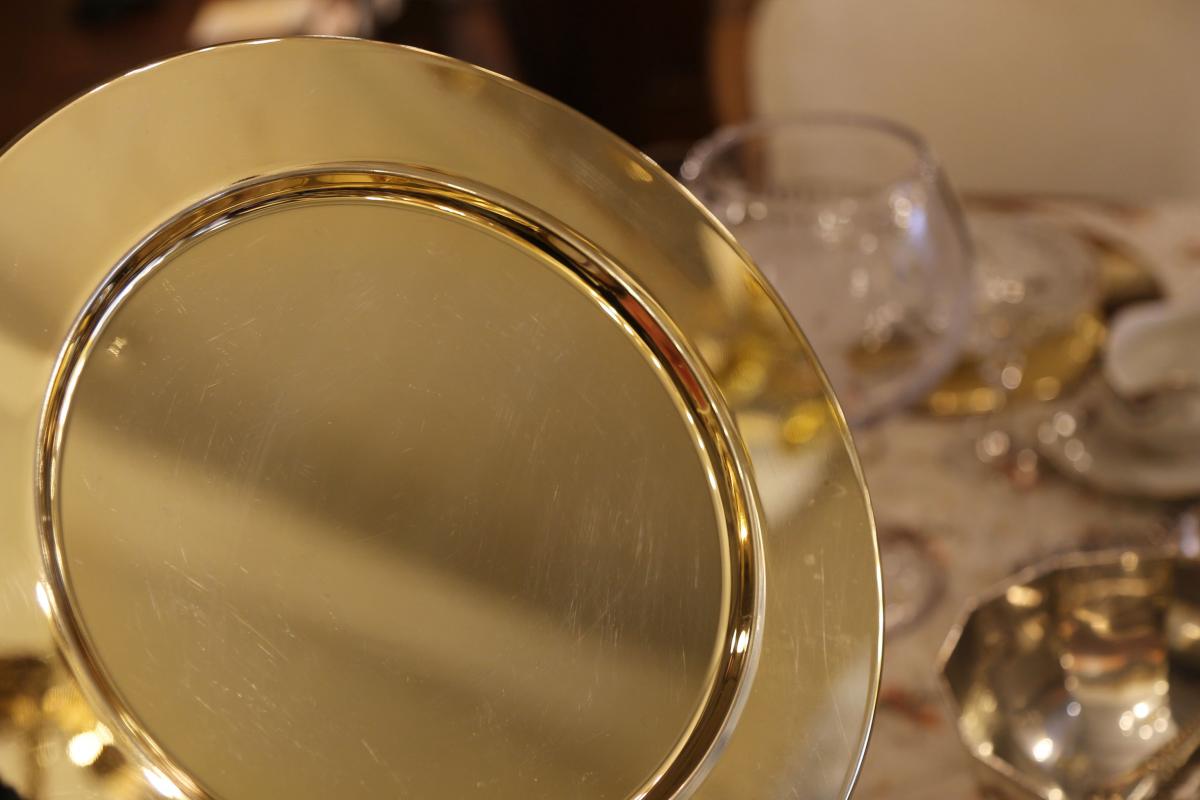 6 Plates, Under Plates Gold, Mint Condition, Callard-bayard-photo-3