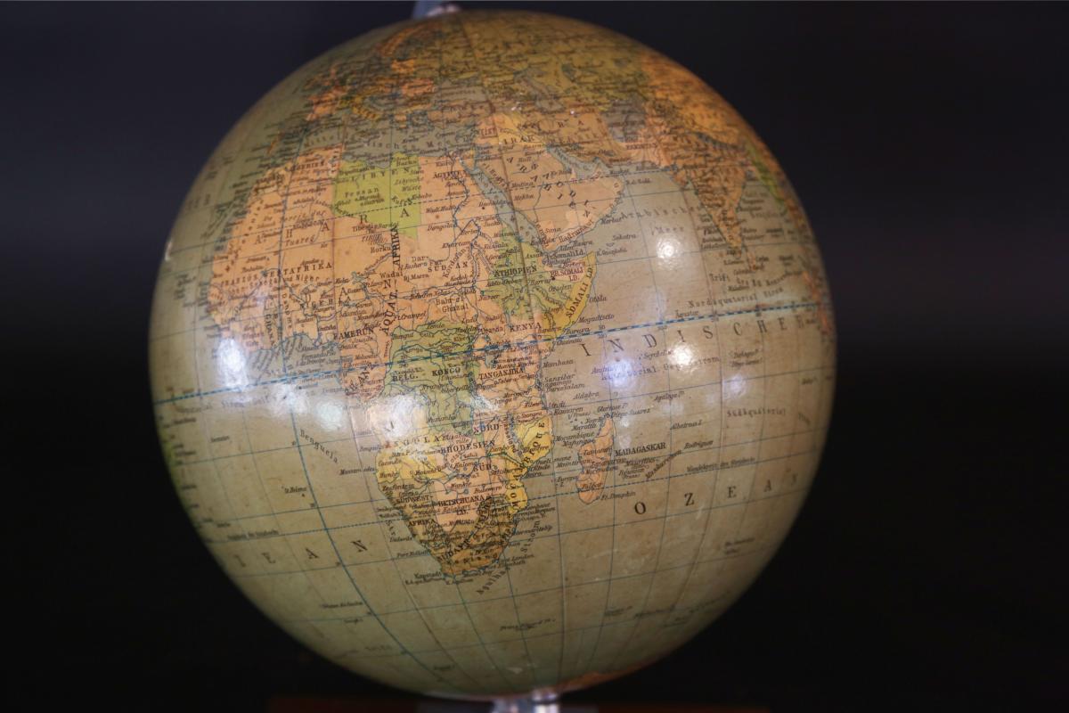 Earth Globe, 1960, Berolina, Poilitischer, Erdglobus-photo-4