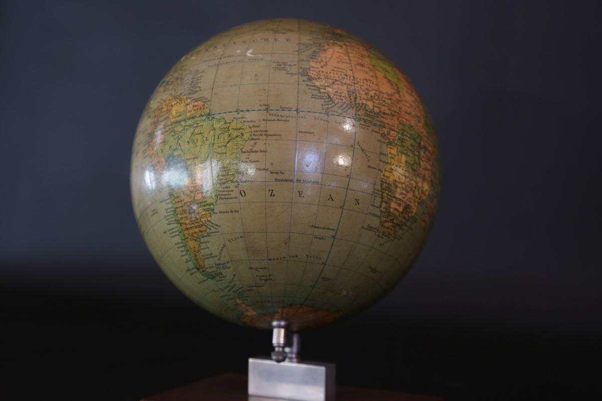 Globe Terrestre, 1960, Berolina, Poilitischer, Erdglobus-photo-4