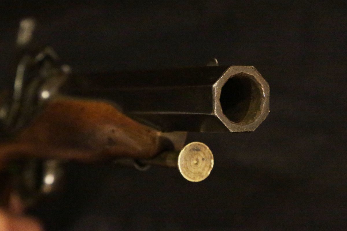 Officer's Pistol, Percussion, Early 19th-photo-3