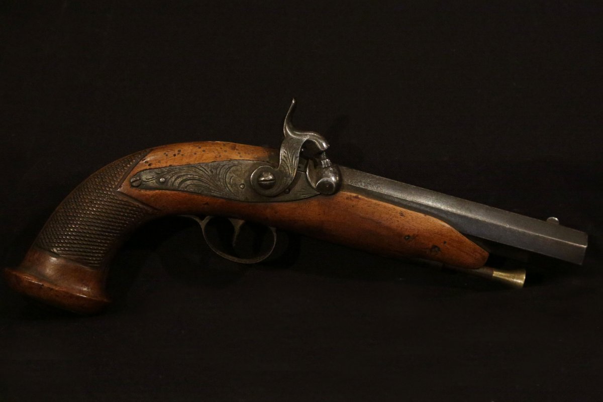 Officer's Pistol, Percussion, Early 19th