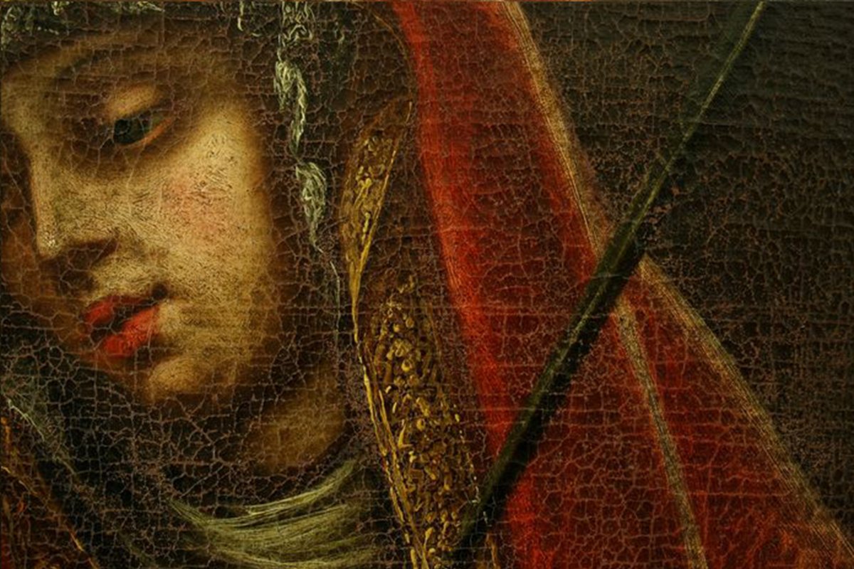 Mater Dolorosa XVIIème Siècle, Huile Sur Toile -photo-4