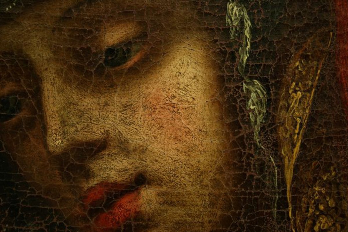Mater Dolorosa XVIIème Siècle, Huile Sur Toile -photo-2
