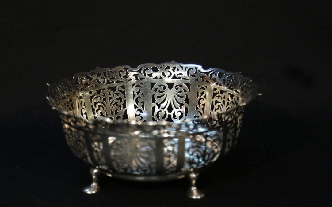 Basket In Sterling Silver, Minerva-photo-2