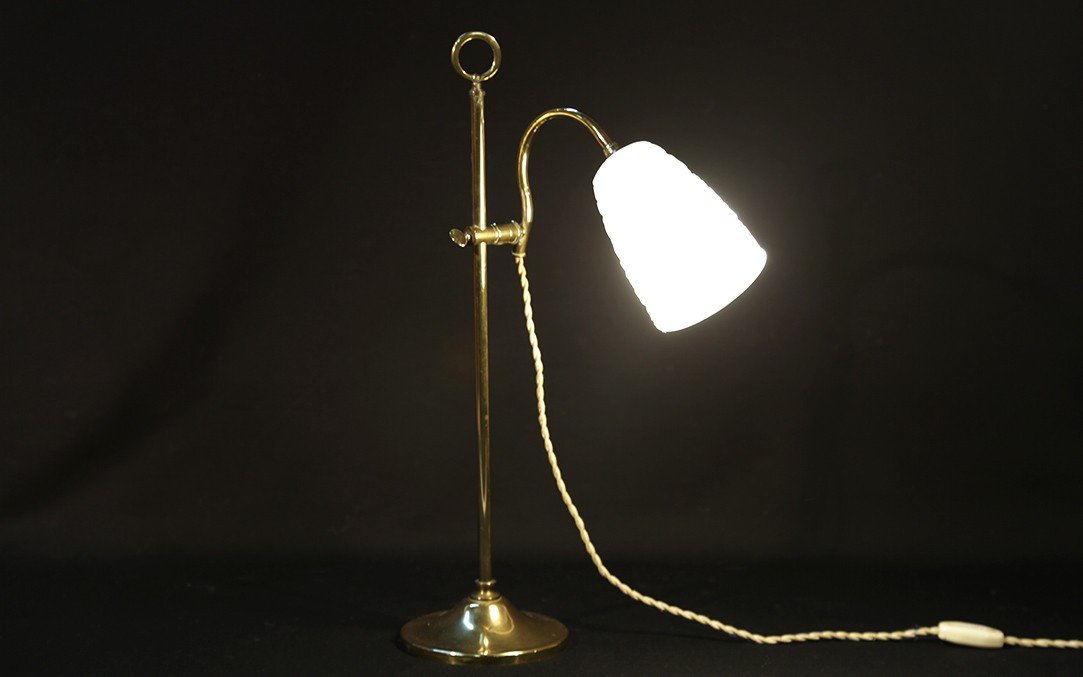 Desk Lamp, Art Deco, Brass-photo-4