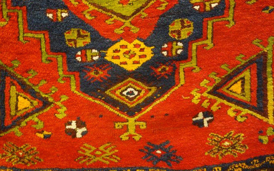 Wool Rug, Turkey, Circa 1920-photo-3