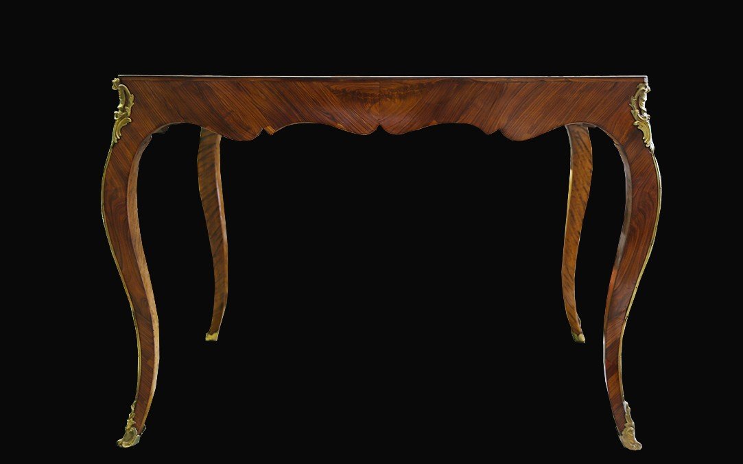 Table à Jeu Marquetée XVIIIème Siècle , Louis XV-photo-3