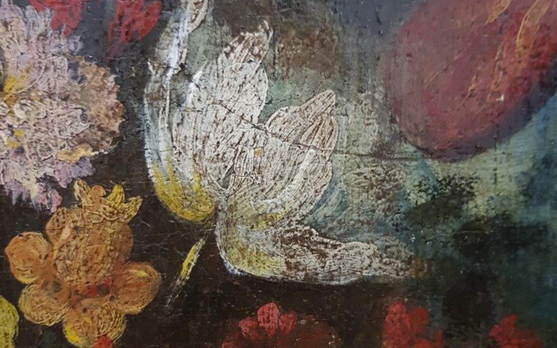 Huile Sur Toile, Nature Morte, Début XVIII, Italie-photo-2
