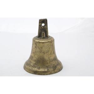 Cloche de marine en bronze XIXeme  (diamètre : 20,5 cm)