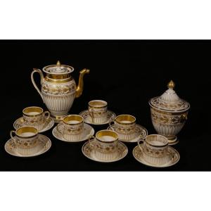 Old Paris Tea Service, 7 Cups