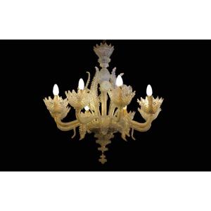 Murano Chandelier, Venice Glass, Early 20th Century