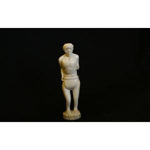 Man Sculpture, 18th-early 19th Century, Ivory 