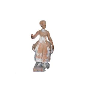Garden Statue, Terracotta, 18th Century (135 Cm)