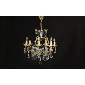 lustre pampille XIXème (6 bougies)