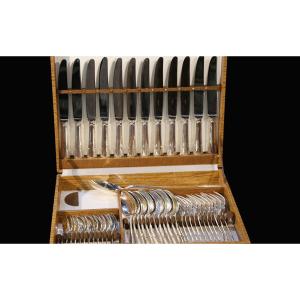 Ercuis 49-piece Silver-plated Cutlery Set
