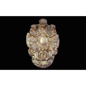 imposte, feuille d'or, XVIIIeme siècle 