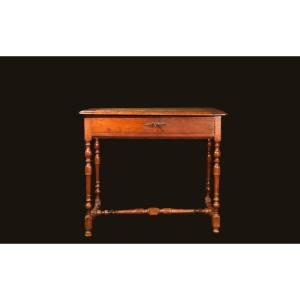 Louis XIII Small Table, Walnut, 17th Century