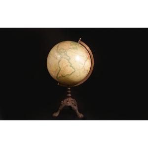 Globe "Lebègue & Cie, Paris" XIXème (Diam.33cm) 