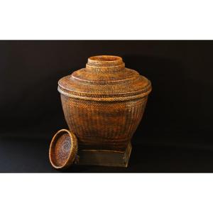 grand panier couvert (haut. 60cm)