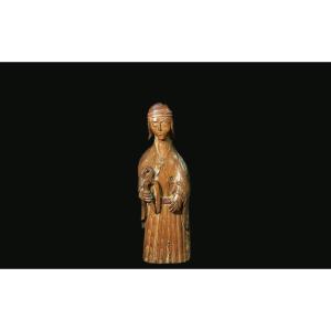 Romanesque Statue, Saint Apolline, (15th Century)