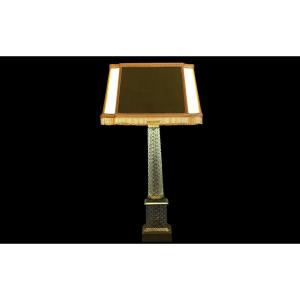 lampe en verre années 50