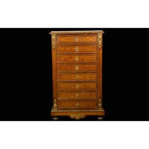 Secrétaire Marqueté, XIXème Siècle