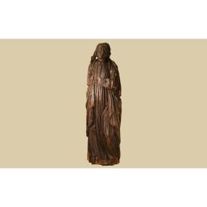 Statue Romane, circa 1450-1500, chêne