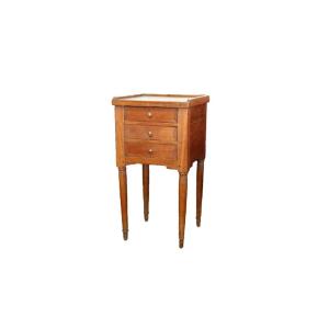 Guéridon / chevet, Directoire, noyer