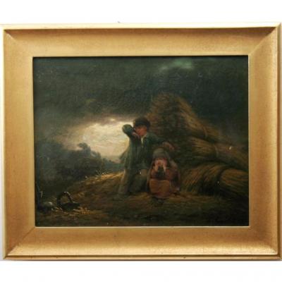 Huile Sur Toile, Jules-marc Chamerlat (1828-1868)