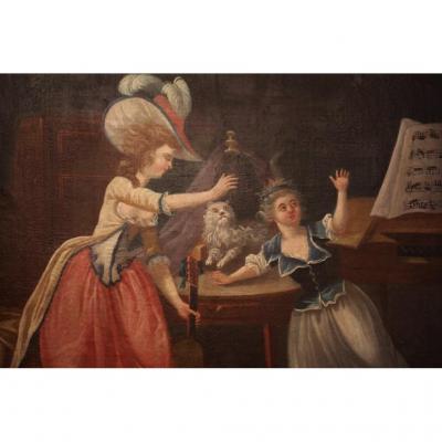 Oil On Canvas XVIII, Music Lesson