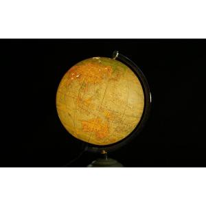 Globe Lumineux, Verre Et Papier, Circa 1950 