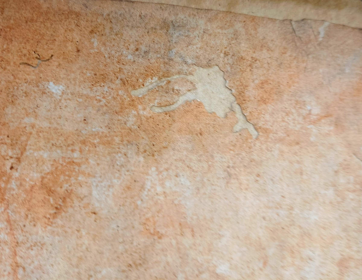 Dessin 16eme ou 17eme. Sanguine -photo-1