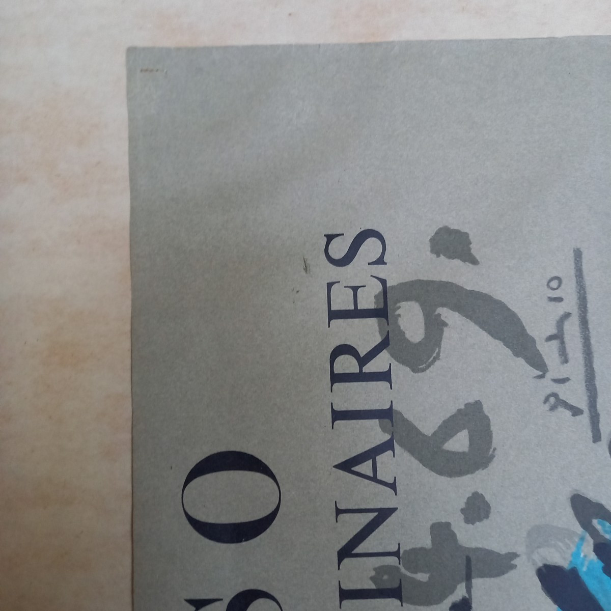 Picasso Pablo. Affiche pour les 20 lithographies de "portraits imaginaires -photo-3