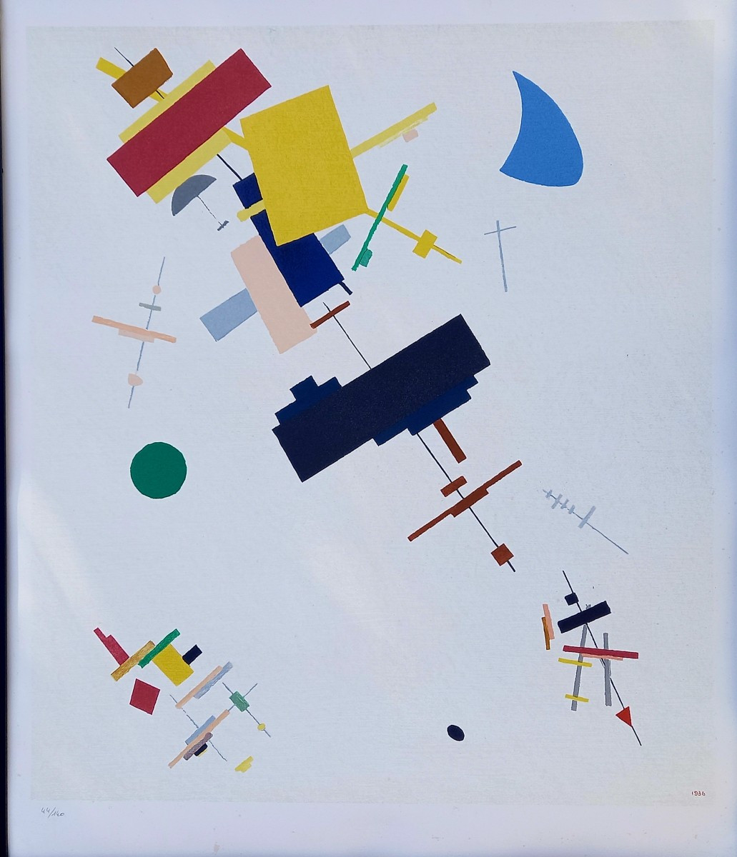 Malevich Kasimir. Lithograph By Mourlot